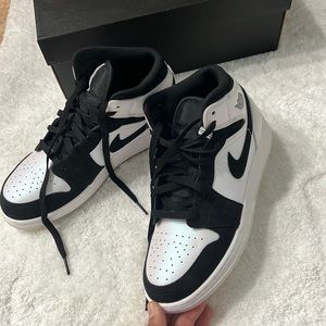 White black Jordan 1s
